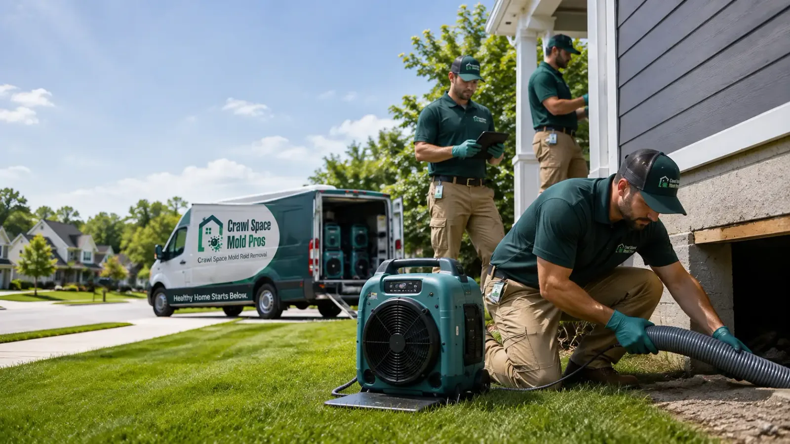 Crawl Space Mold Removal in Scarville, IA